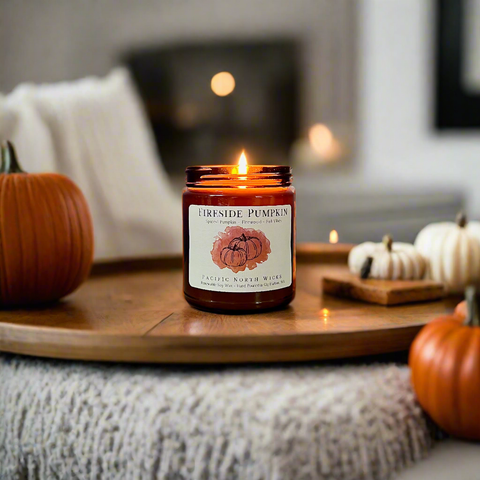 Pacific North Wicks Fireside Pumpkin Candle