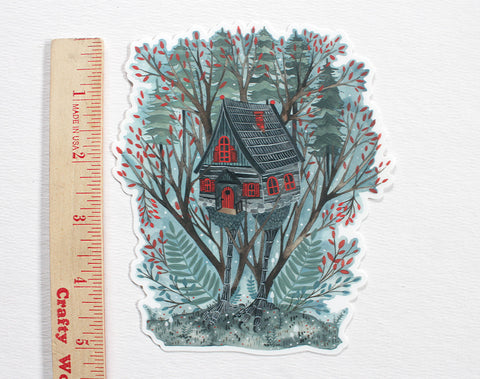 michele maule Sticker Baba Yaga's House