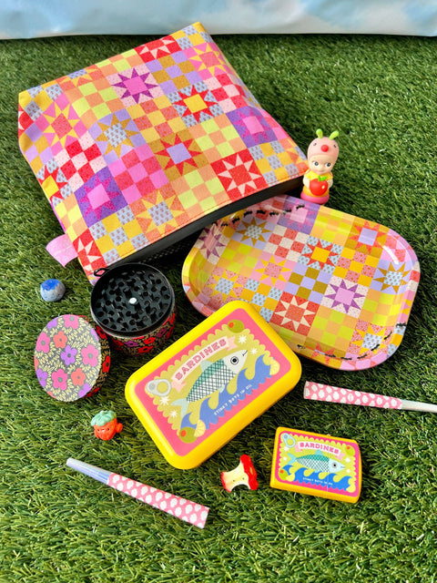 The Peach Fuzz Tray Patchwork Quilt