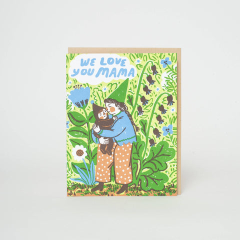 Egg Press Card Gnome Mama