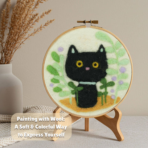 Woolbuddy Painting with Wool - Mystic Garden Whiskers