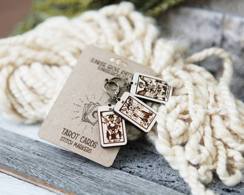 Sunrise Grove Stitch Markers Tarot