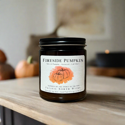Pacific North Wicks Fireside Pumpkin Candle