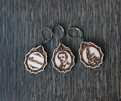 Sunrise Grove Stitch Markers Poe Raven