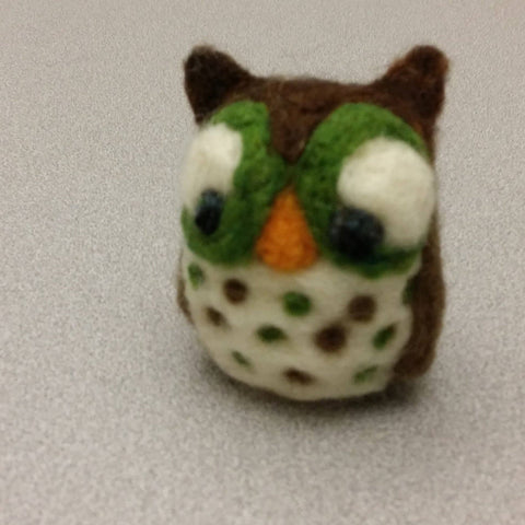 Woolbuddy Needle Felting Owl Kit