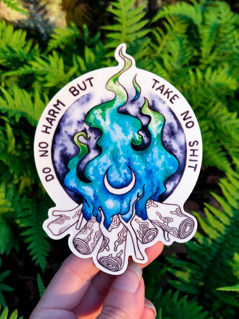Crafted From Scratch Do No Harm Sticker