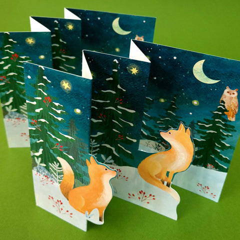 RLB Card Pack Tri-Fold Moonlit Meadow