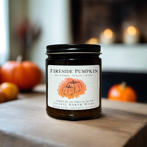 Pacific North Wicks Fireside Pumpkin Candle