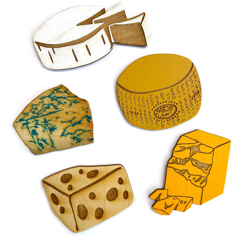 Snowmade Magnet Set I'd Rather be Eating Cheese
