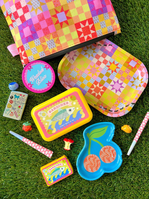 The Peach Fuzz Tray Patchwork Quilt
