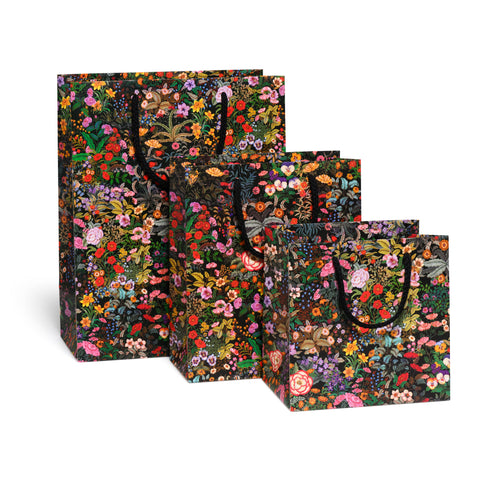 Red Cap Gift Bag Meadow Black