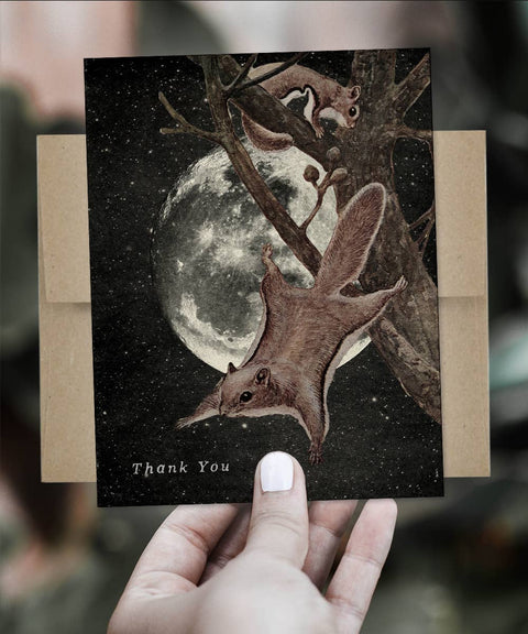 Galek Sea Card Thank You Squirrel Away