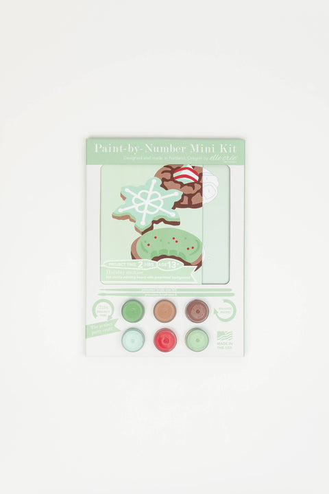 Elle Cree Holiday Cookies MINI Paint-by-Number Kit