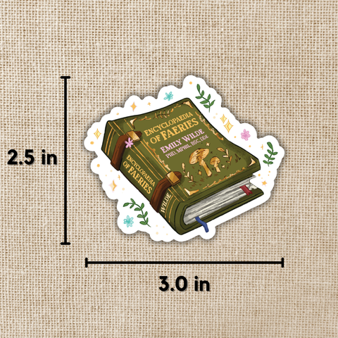 Kingdom of Threads Sticker Encyclopaedia of Faeries