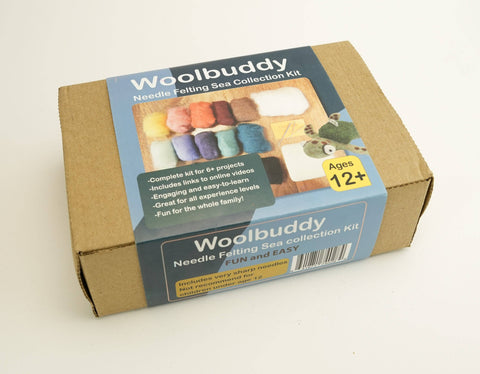 Woolbuddy Needle Felting Sea Collection Kit