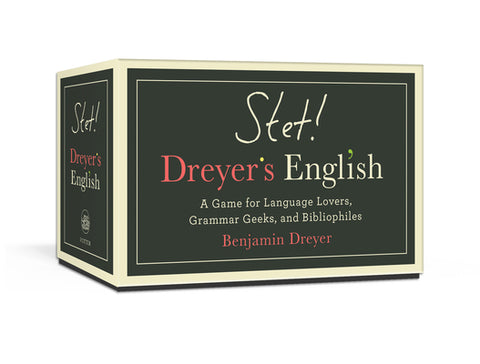 Stet! Dreyer's English: A Game For Language Lovers, Grammar