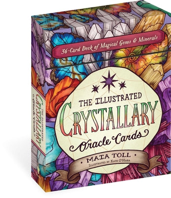Illustrated Crystallary Oracle Cards: 36-Card Deck of Magical Gems & Minerals (Wild Wisdom) Cards