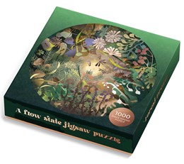 Forest Dream: A Flow State Circular Jigsaw Puzzle
