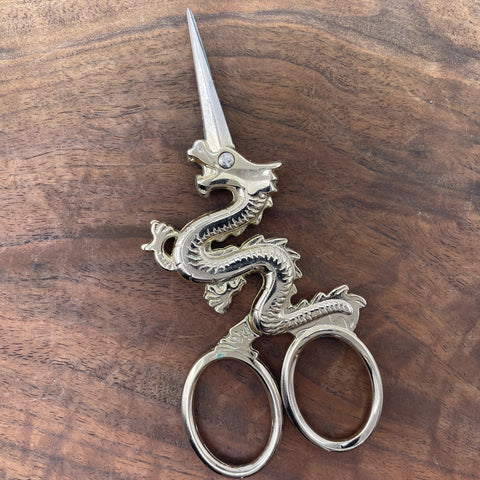 Embroidery Scissor Dragon