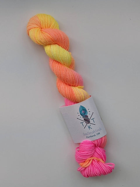 Teal Torch Knits Mini Sock