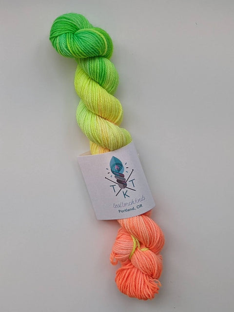 Teal Torch Knits Mini Sock