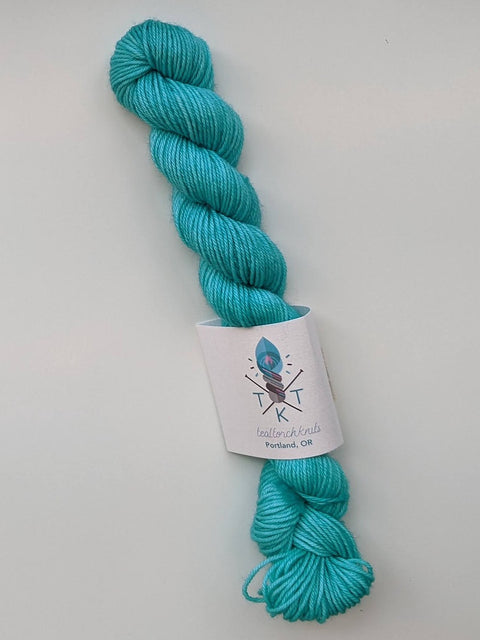 Teal Torch Knits Mini Sock