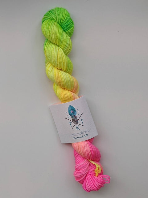 Teal Torch Knits Mini Sock