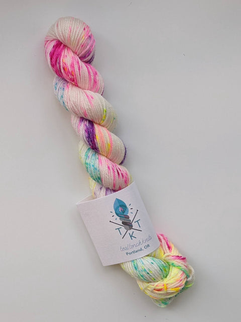Teal Torch Knits Mini Sock