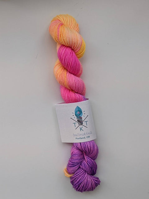 Teal Torch Knits Mini Sock