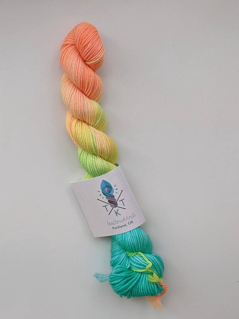 Teal Torch Knits Mini Sock