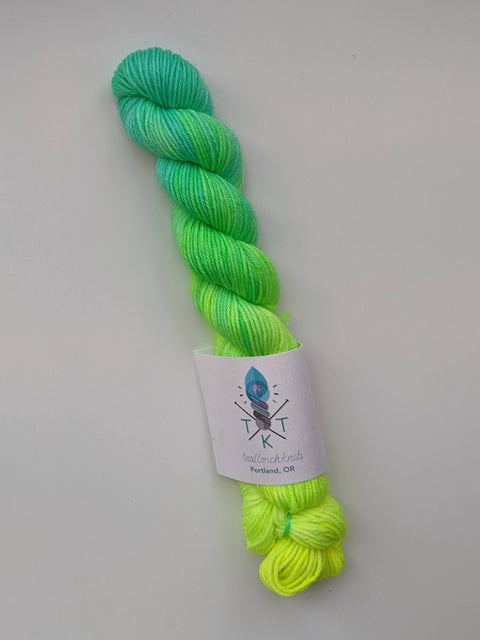 Teal Torch Knits Mini Sock