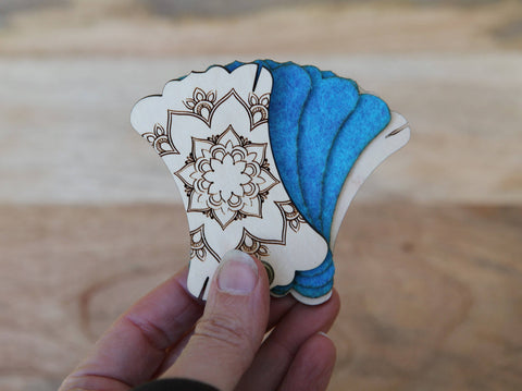 Sunrise Grove Needle Minder Mandala