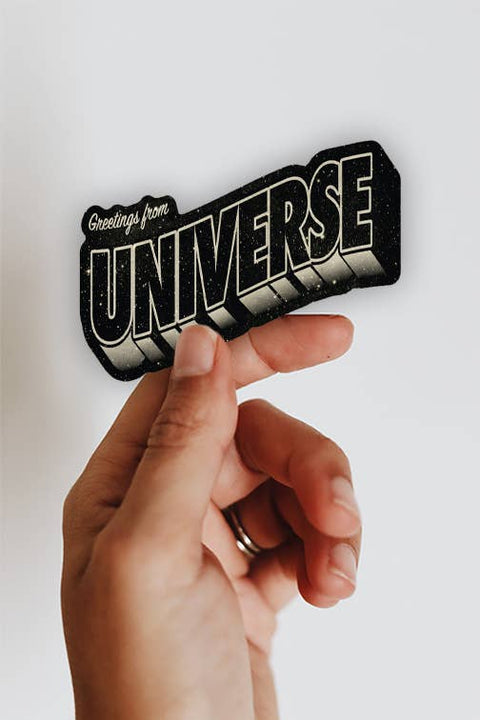 Galek Sea Sticker Greetings From Universe