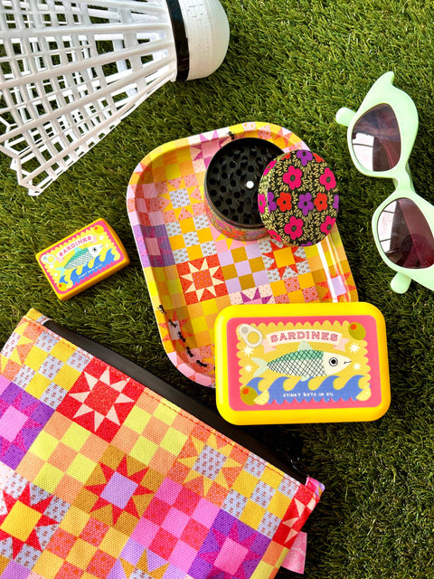 The Peach Fuzz Tray Patchwork Quilt