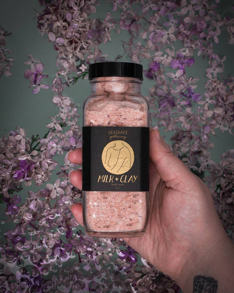 Seagrape Apothecary Milk and Clay Bath Soak