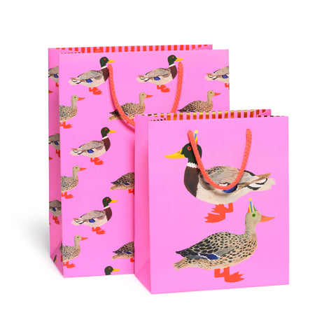 Red Cap Gift Bag Quacky Birthday