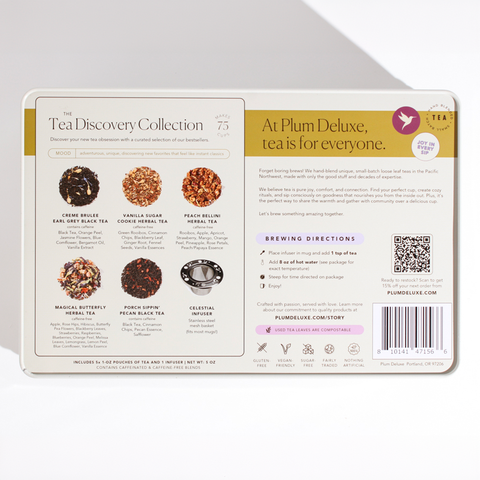 Plum Deluxe Tea Gift Tins