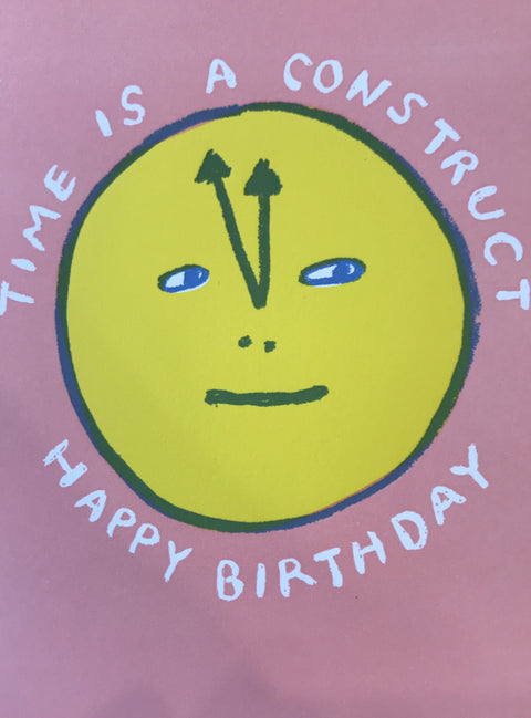 Egg Press Card Time Birthday