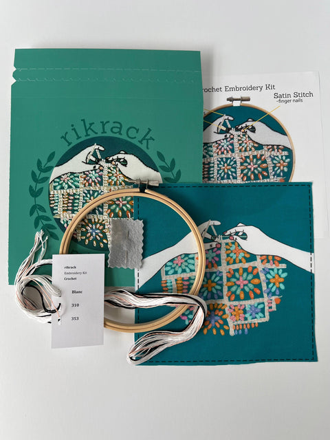 Rikrack Embroidery Kit Crochet