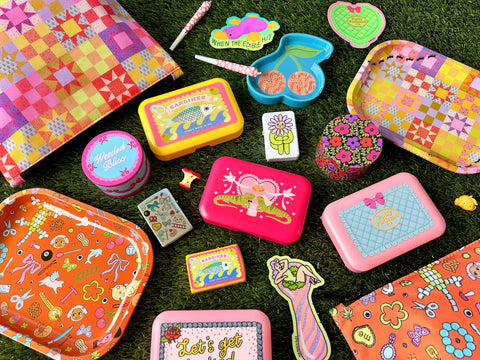 The Peach Fuzz Tray Patchwork Quilt
