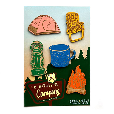 Snowmade Magnet Set Camping