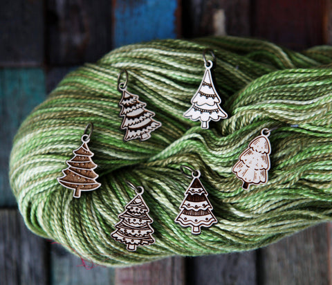 Sunrise Grove Stitch Markers Christmas Tree