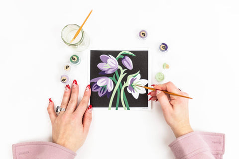 Elle Cree Fritillaria MINI Paint-by-Number Kit