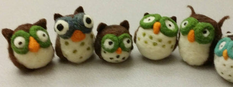 Woolbuddy Needle Felting Owl Kit