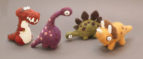 Woolbuddy Needle Felting Dinosaur Kit