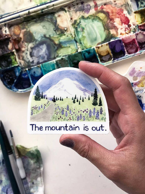 Yardia Vintl Sticker Mountain Is Out