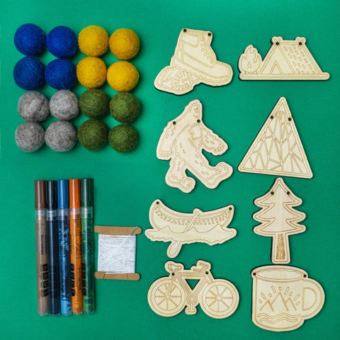 The Woodsy Craft Co. Craft Kit Adventure Garland