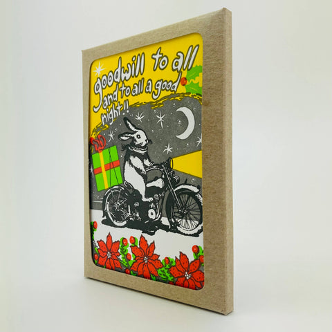 Old School Stationers Card Set Goodwill To All