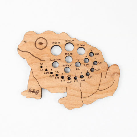 Knit & Gather Toad Gauge Tool