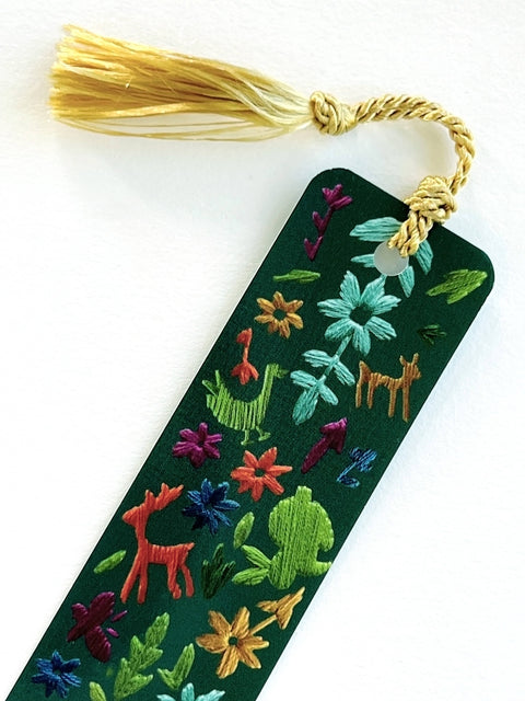 Rikrack Bookmark Animals Embroidery Tassel